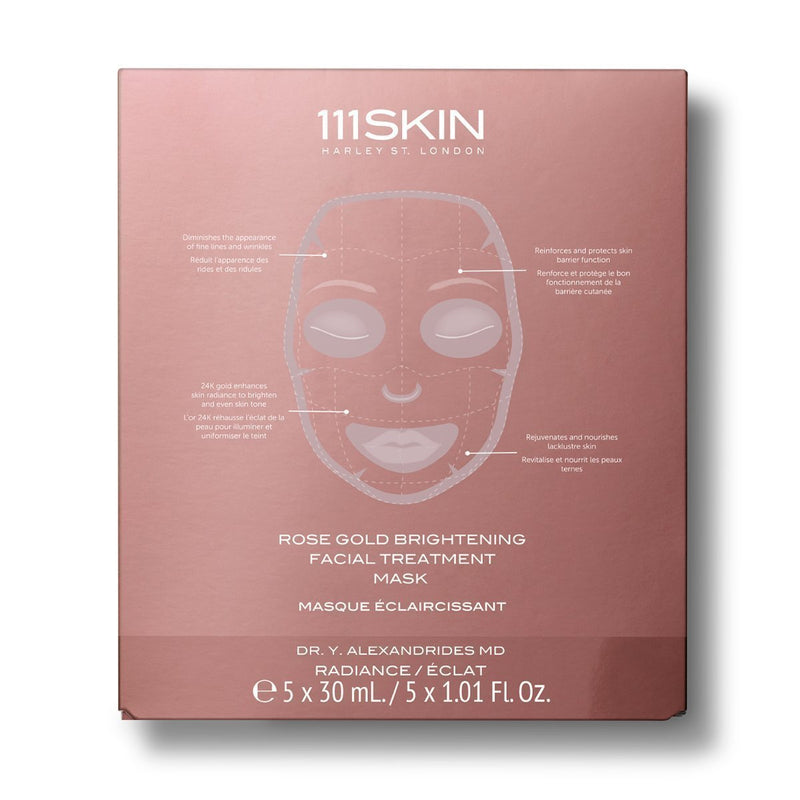 Rose Gold Brightening Facial Treatment Mask - 111SKIN UK TEST